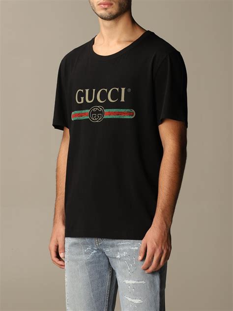 black gucci t shirt outfit|gucci t shirt black men.